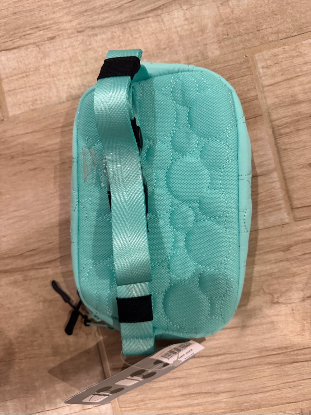 Disney Quilted Mint Mickey crossbody Fanny bag - Picture 2 of 2